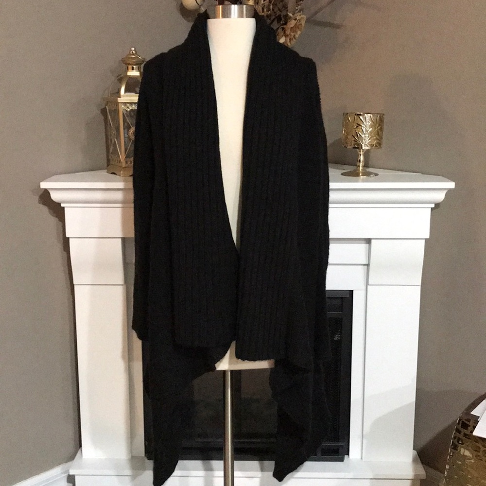 BB Dakota Black Open Sweater Cardigan